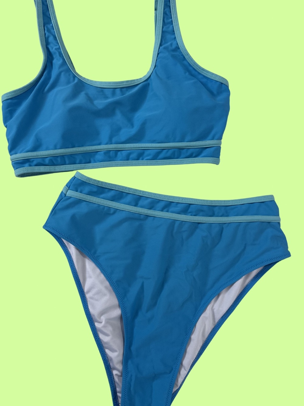 Women’s Blue Two-Piece Swim Set